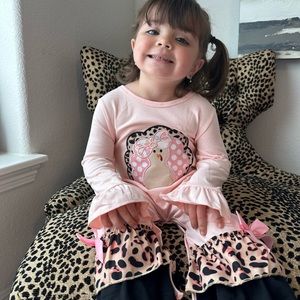 Turkey thanksgiving romper